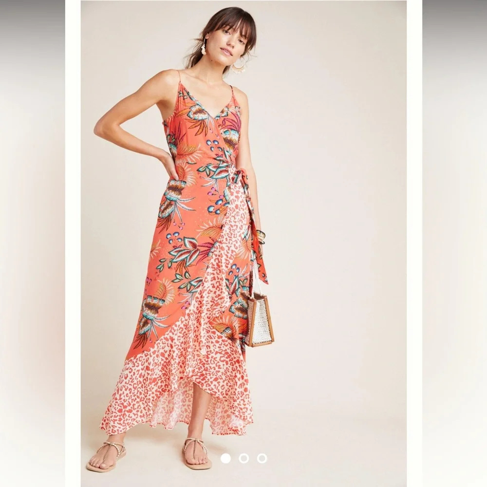 SOLD Farm Rio for Anthropologie Musette Maxi Dress M - Picture 1 of 7
